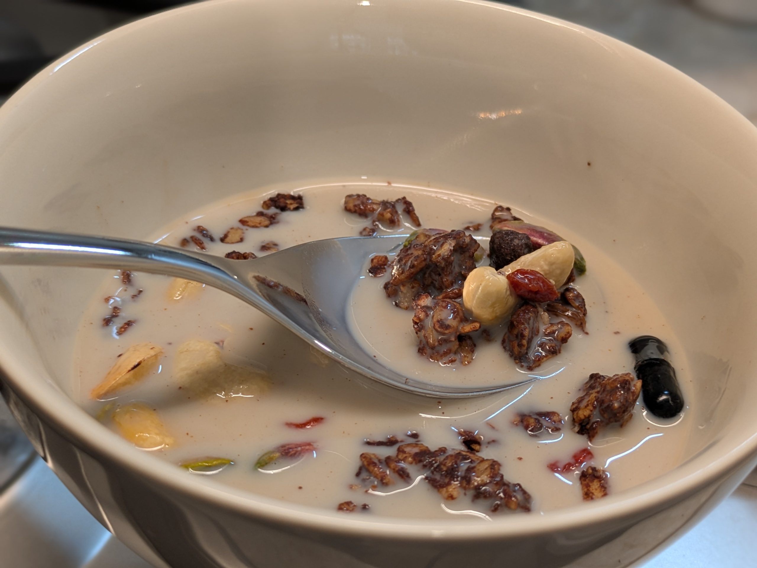 RECIPE: Nut/Fruit/Granola Cereal (plant-based)