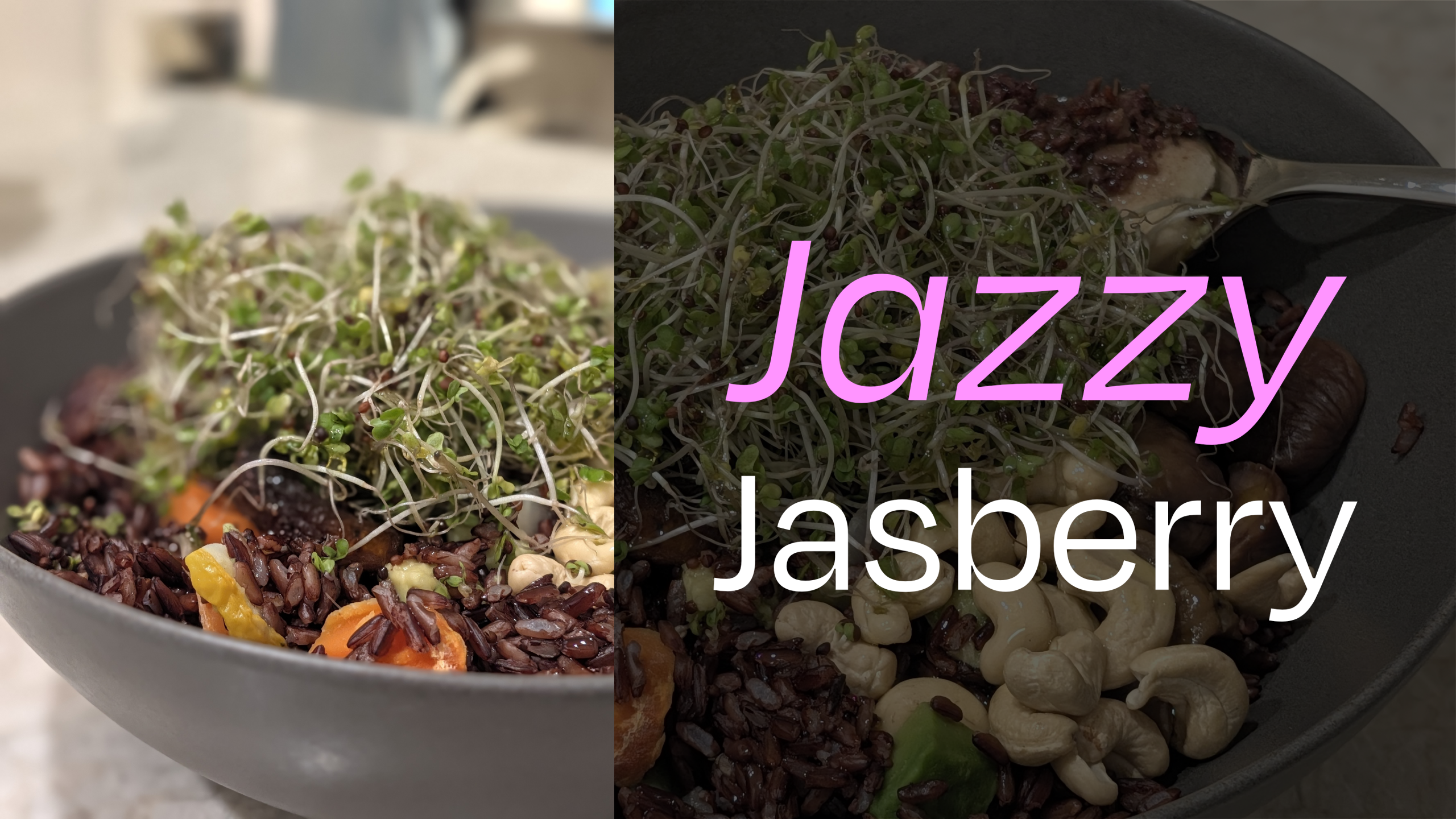 RECIPE: Jazzy Jasberry (plant-based)